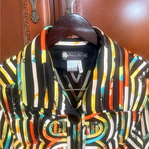 Damee INC NWOT butterfly pattern swing jacket, multicolor Stunning! sz sm - Picture 7 of 10